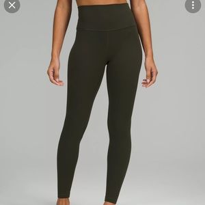 lululemon align leggings in dark green